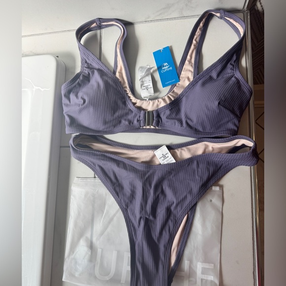 Cupshe Purple Bikini Set - Picture 3 of 4